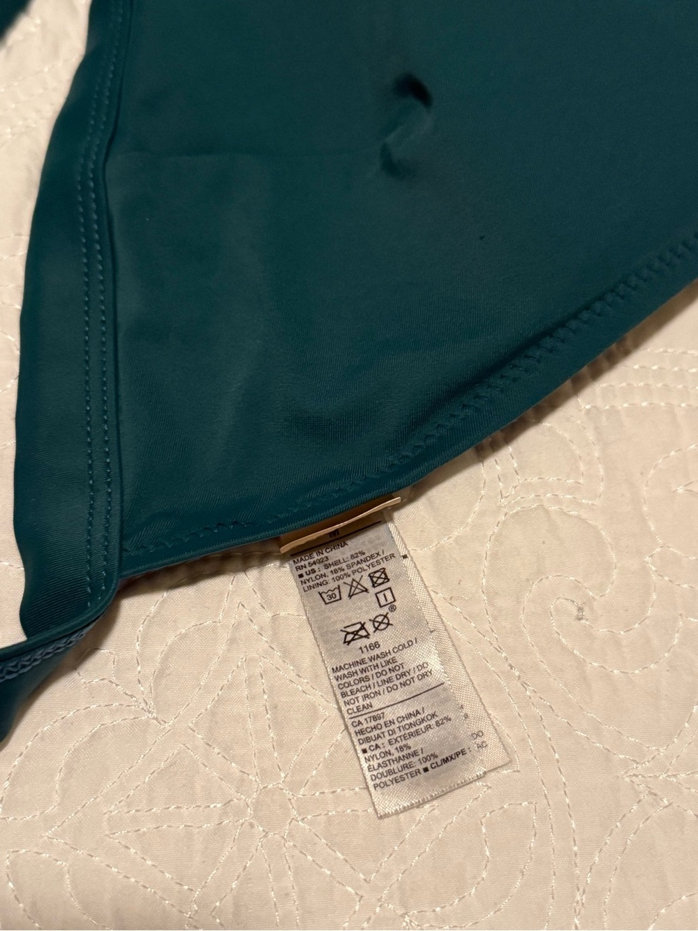 Old Navy Bikini Top and Bottom Set - Deep Emerald Green - Picture 11 of 11